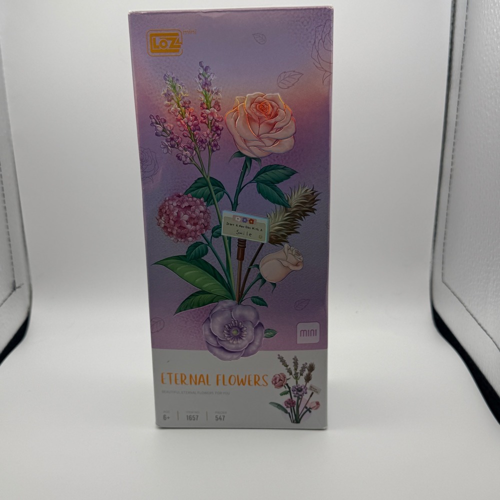 LOZ Mini Eternal Flowers Building Block Set 1657 Floral Bouquet 547 Pieces NEW